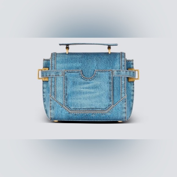 Balmain denim Denim Blue Designer Women's Bag - Picture 4 of 4